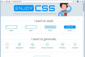 EnjoyCSS 線上 CSS3 語法產生器