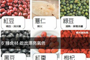 6 種食材 吃出漂亮氣色