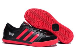 adidas校園鞋 2014新品上市 余文樂代言男生潮流鞋 黑紅色