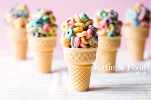 5分鐘快速親子甜點-彩色棉花糖甜筒