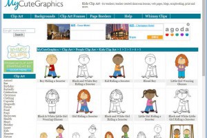 MyCuteGraphics 線上圖庫，免費供個人和教育用途使用