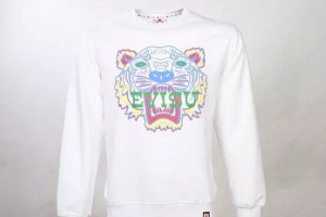 evisu 福神 2014新品上市 彩色卡通塗鴉404款男生長袖T恤 白色