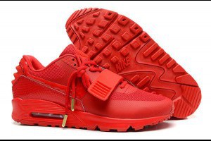 nike air max 90無縫系列 魔術貼時尚最新熱賣款男鞋 紅色