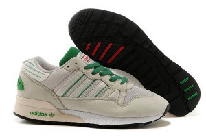 adidas originals zx710 潮流復古透氣跑鞋 情侶款 淺灰綠