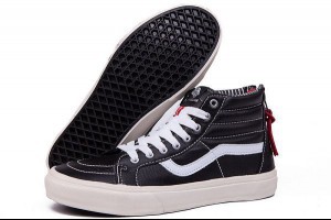 vans新鞋款2014 經典皮拉鏈時尚保暖情侶高幫板鞋 黑色(TW)-nike官方網_nike官方鞋子型錄_nike 2015新款鞋子型錄_adidas官方目錄_愛迪達官方網_nike air max_nike官方網目錄2014