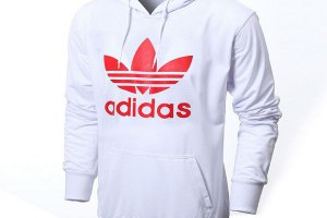 adidas帽T 812款三葉草LOGO 情侶裝長袖外套 白紅色(TW)-nike官方鞋子型錄,nike鞋,nike慢跑鞋,adidas鞋子,愛迪達鞋子,adidas外套,nike air force,nike 2015新款鞋子型錄