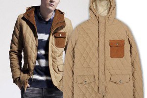 visvim外套 潮牌時尚菱形格紋拼色男生保暖棉衣 7090款卡其色(TW)-nike官方網_nike官方鞋子型錄_nike 2015新款鞋子型錄_adidas官方目錄_愛迪達官方網_nike air max_nike官方網目錄2014