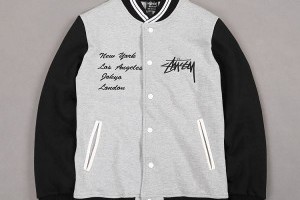 stussy外套 韓版時尚刺繡字母7039款男生運動棒球服 灰黑色(TW)-nike官方網目錄2014,nike官方網台灣,nike官方鞋子型錄,nike 2014新款鞋子型錄,2014 adidas官方目錄,adidas外套