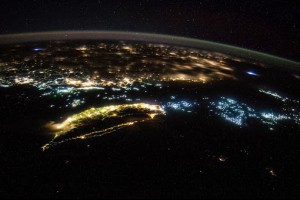  驚嘆！NASA夜拍台灣空照圖之美 