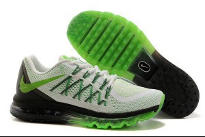 nike air max 2015 2014新款 針織透氣時尚全掌氣墊男鞋 白黑绿(TW)-Nike-nike官方網目錄2015_nike官方網_adidas官方目錄_愛迪達外套_adidas外套_nike鞋【九龍運動商城特賣會】