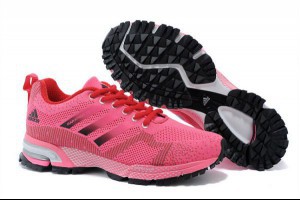 adidas鞋子 飛線針織面透氣復古女生跑鞋 桃紅色(TW)-Adidas-nike官方網目錄2015_nike官方網_adidas官方目錄_愛迪達外套_adidas外套_nike鞋【九龍運動商城特賣會】