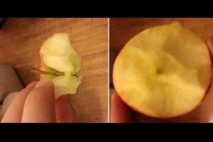 我們吃蘋果的方式都錯了！原來蘋果核這樣吃就會不見！？;Shareba!分享吧