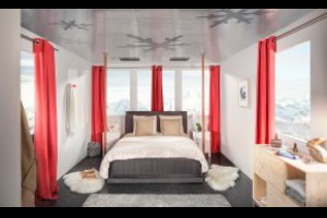 Airbnb 的高空纜車套房，讓整座阿爾卑斯山都在你腳下！