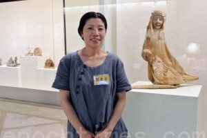 郭素亦漂流木展新貌雕塑品寓意深遠資料來源：大紀元2013年07月03日訊