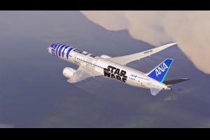 《圖片》全日空XStarWar：R2-D2別注飛機現身