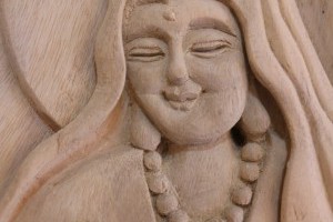 天下無難事只怕有心人郭素亦漂流木雕藝術沉淨萬善表法萬象安定祥和
