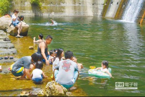 健行筆記 - 【新聞】益則坑人氣銳減 又變戲水祕境