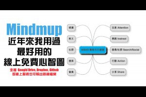 Mindmup可能是最簡單最好用的免費線上心智圖服務
