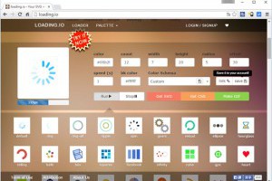 loading.io 可產生 CSS、SVG、GIF 的網頁 loading 動畫圖示產生器