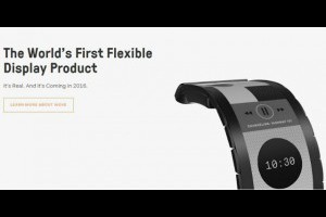 生活技.net: 可屈曲觸屏智能手帶 - Wove Band